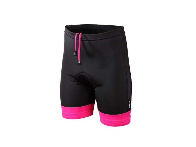Etape cyklistické kalhoty Junior černá/růžová  - Cyklistické kalhoty Etape Junior černá/růžová