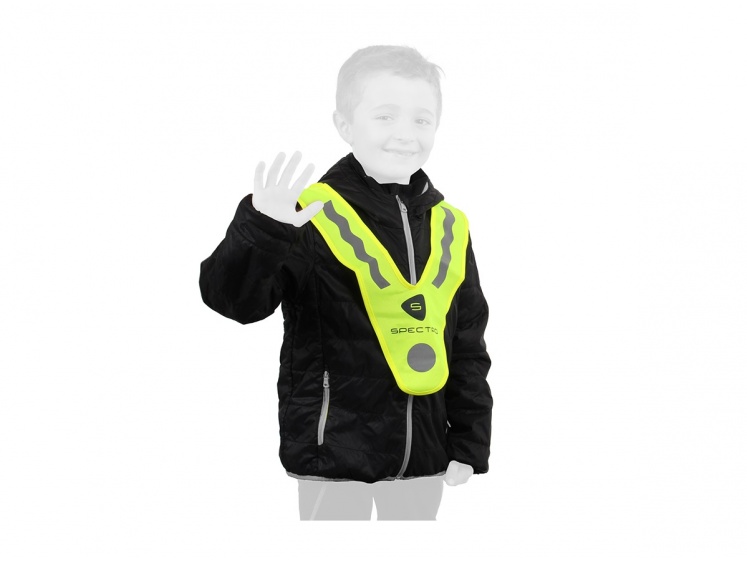 Spectro reflexní vesta dětská žlutá  - Reflexní vesta dětská Spectro