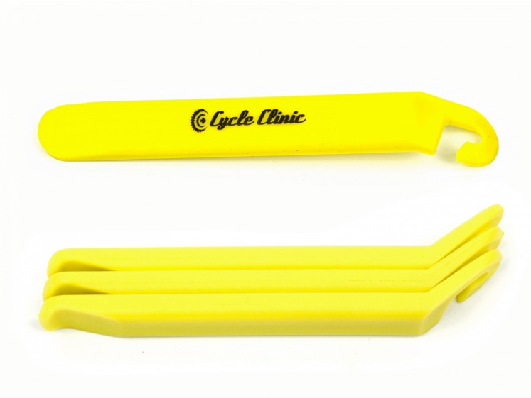 Cycle Clinic montážní páčky 3ks žluté  - Montážní páčky CycleClinic 3ks žluté
