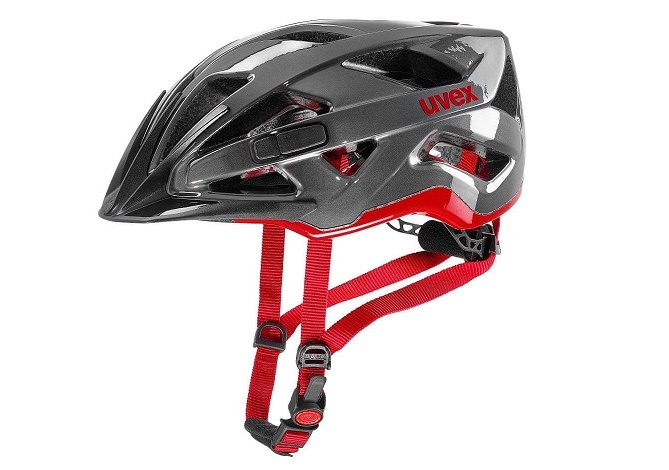 Uvex Active 56-60cm Anthracite Red  - Uvex Active Anthracite Red