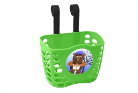 košík přední plastový zelený 