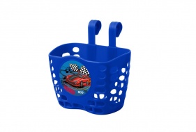 košík přední plastový Happy modrý 