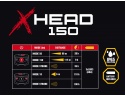 Author čelovka X-Head 150lm bílá/černá  - Author čelovka X-Head 150lm