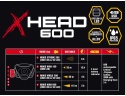 Author čelovka X-Head 600lm USB černá  - Author čelovka X-Head 6000lm USB černá